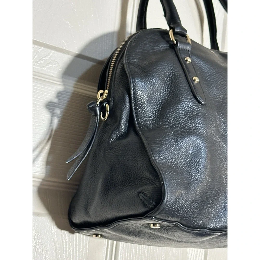 Kate Spade Black Leather Purse (missing‎ Strap)